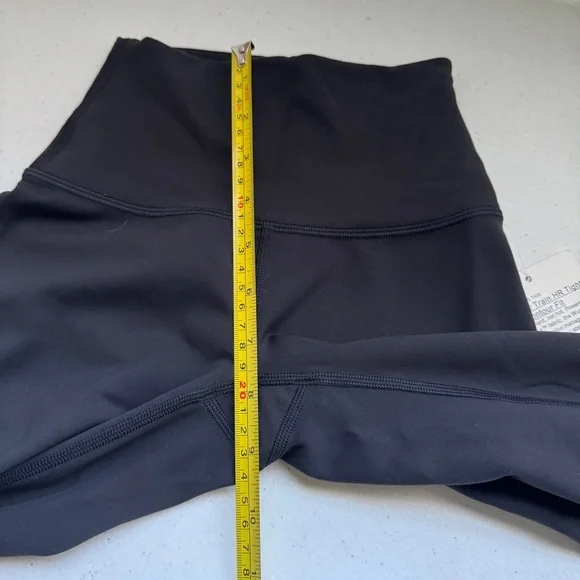 Lululemon Wunder Train HR Tight 25" Contour Fit Legging Womens Size 0 Black Yoga - Picture 8 of 10